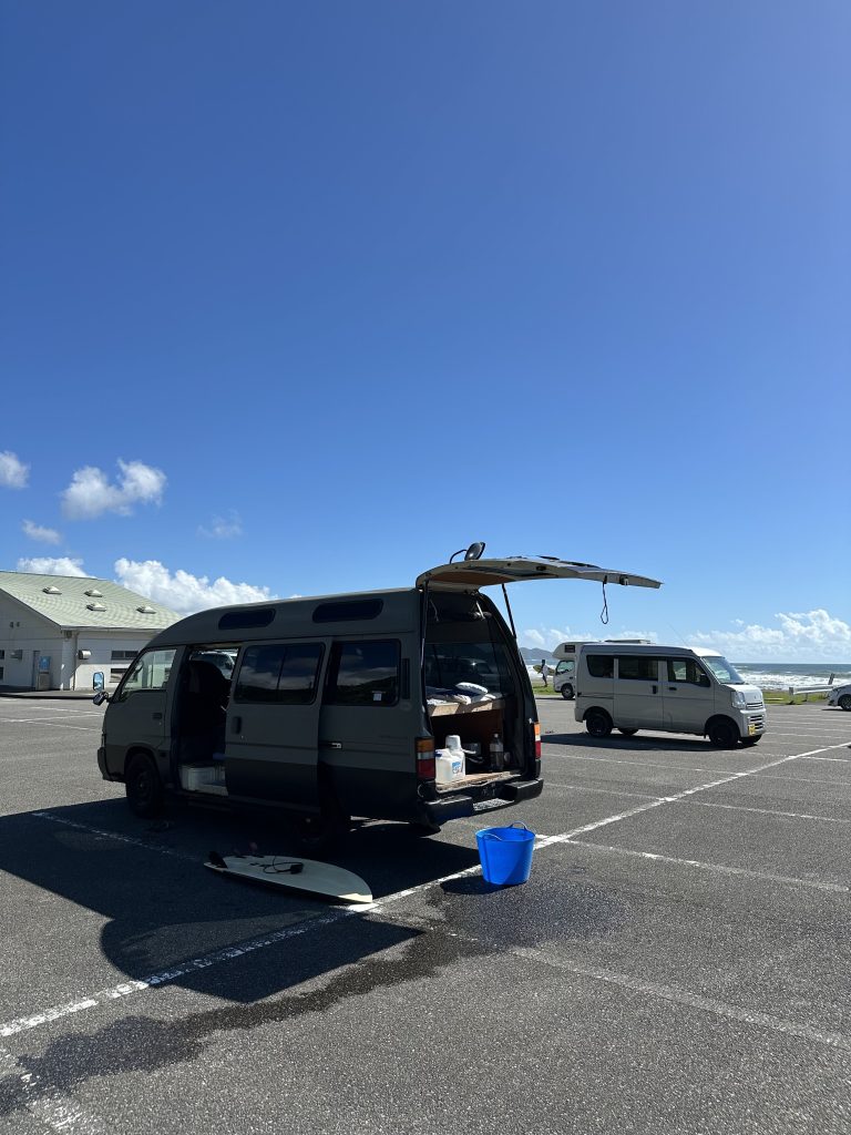 Van - Parking Lot - Japan Surf Trip